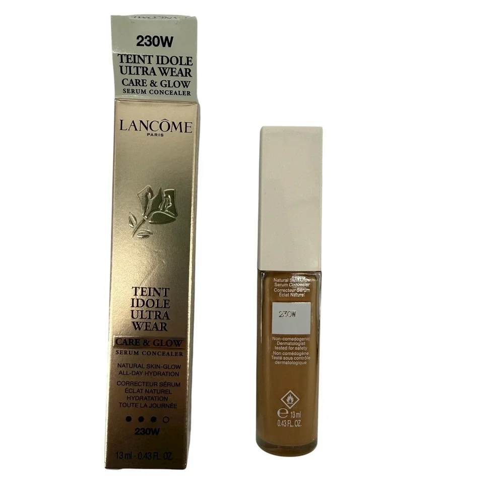 NEW Lancome Teint Idole Ultra Wear Care & Glow‎ Serum Concealer 230W Full Size